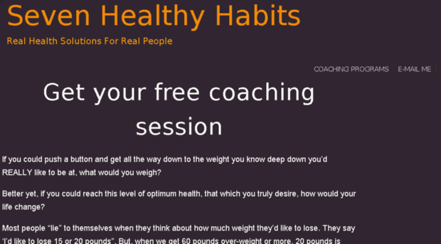 sevenhabitsforhealthyweightloss.com