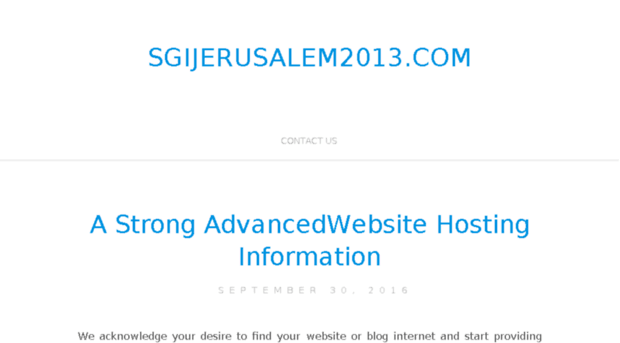 sgijerusalem2013.com