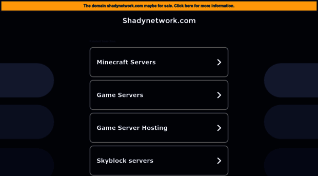 shadynetwork.com