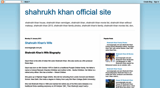 shahrukhkhanofficialsite.blogspot.in