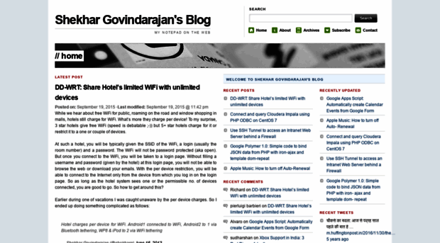 shekhargovindarajan.com