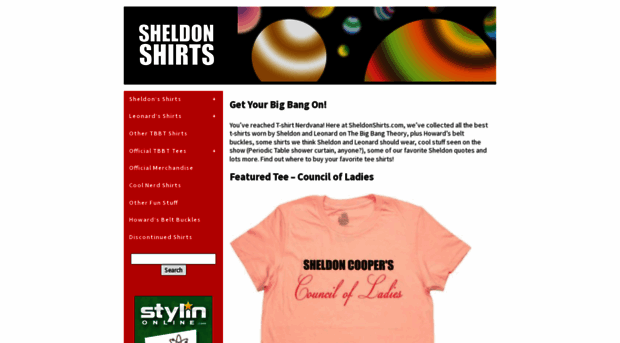 sheldonshirts.com
