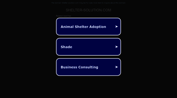 shelter-solution.com