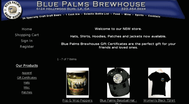 shop.bluepalmsbrewhouse.com