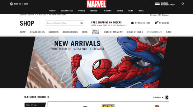 shop.marvel.com