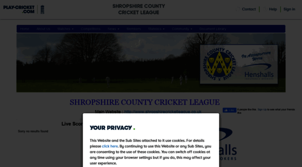 shropshireccl.play-cricket.com