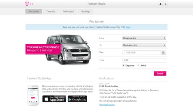 shuttle.telekom.de