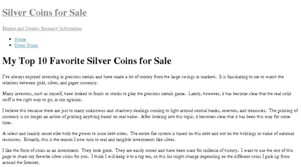 silvercoinsforsale.org