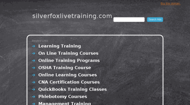 silverfoxlivetraining.com