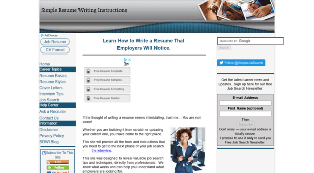 simple-resume-writing-instructions.com