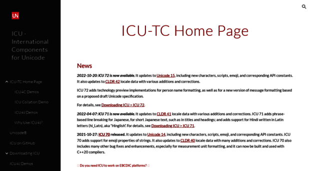 site.icu-project.org