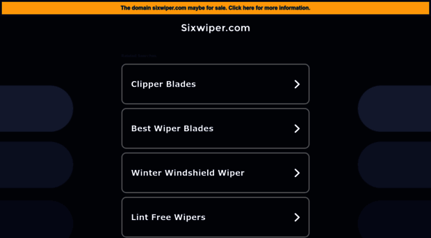 sixwiper.com