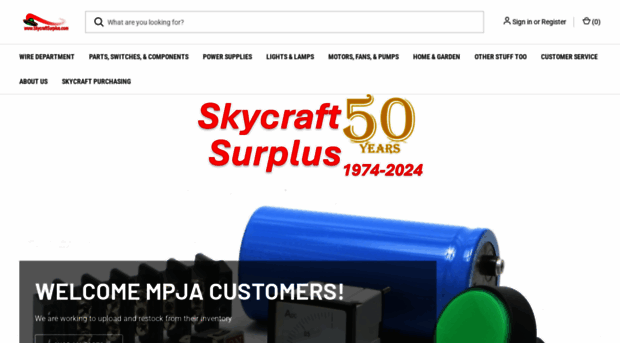 skycraftsurplus.com