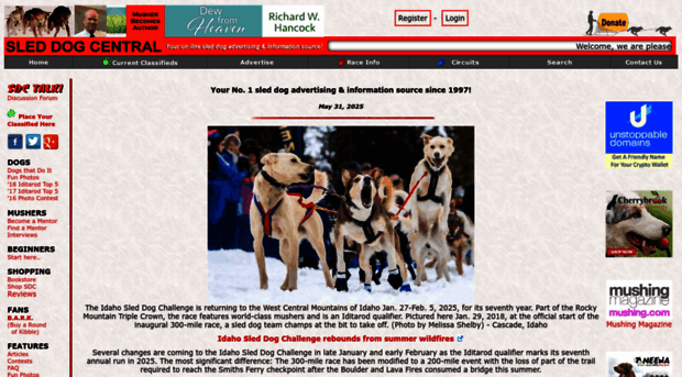 sleddogcentral.com