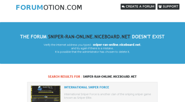 sniper-ran-online.niceboard.net