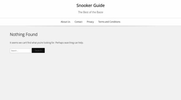snookerguide.co.uk