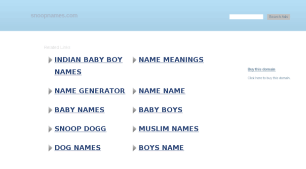 snoopnames.com