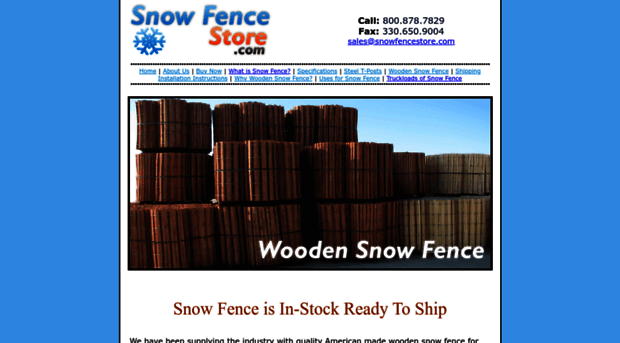 snowfencestore.com