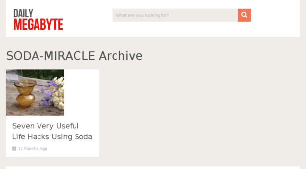 soda-miracle.dailymegabyte.com