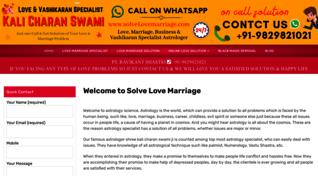 solvelovemarriage.com