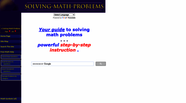 solving-math-problems.com