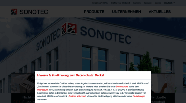sonotec-ultrasonics.com