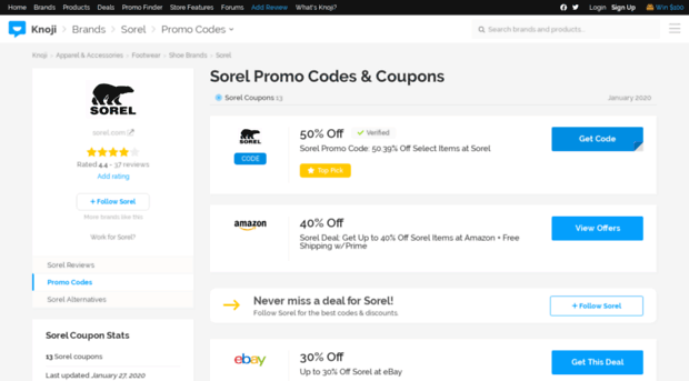 sorel.bluepromocode.com