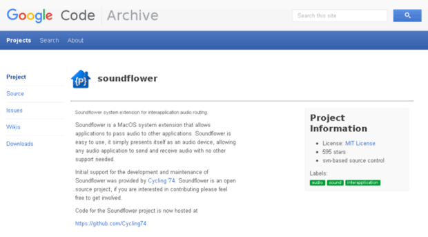 soundflower.googlecode.com