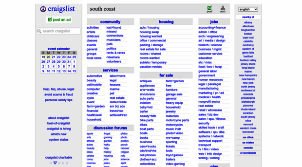 southcoast.craigslist.org