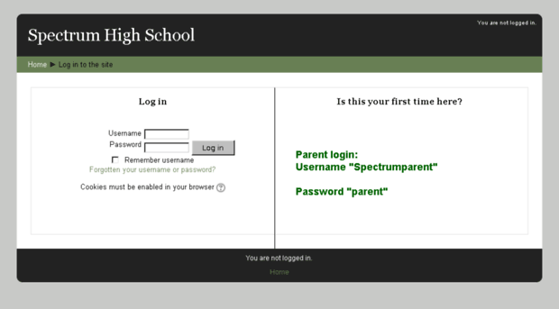 spectrumhighschool.remote-learner.net