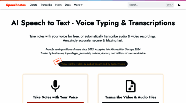 speechnotes.co