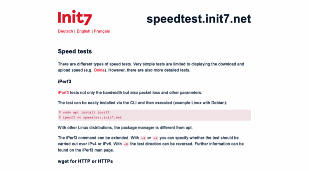 speedtest.init7.net
