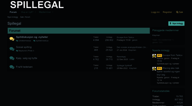 spillegal.no