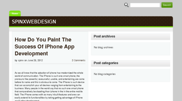 spinxwebdesign.devhub.com