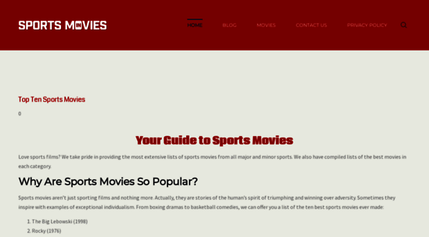 sportsinmovies.com