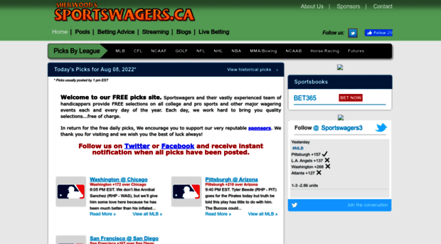 sportswagers.ca