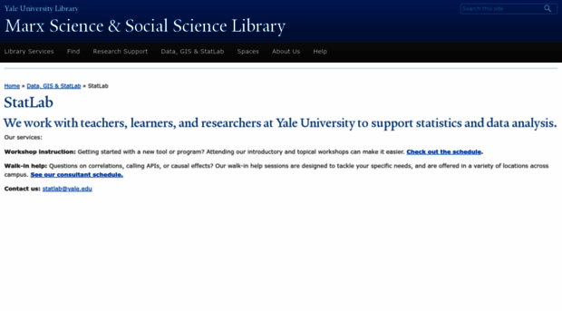ssrs.yale.edu