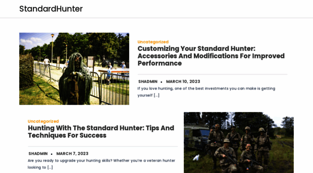 standardhunter.com