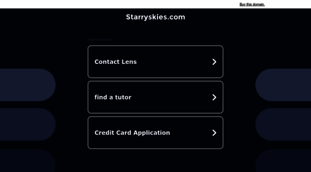 starryskies.com