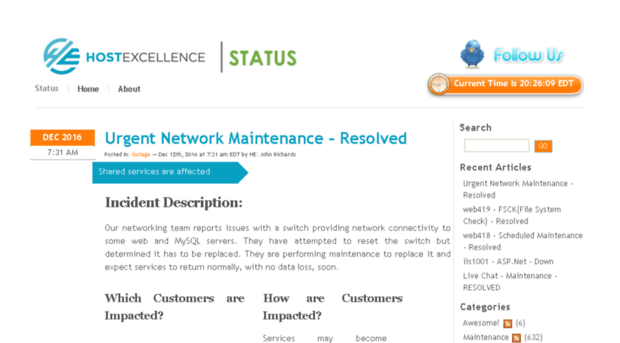 status.hostexcellence.com