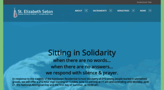 stelizabethsetonparish.com
