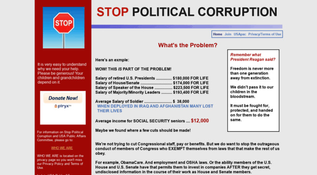 stoppoliticalcorruption.com