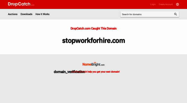 stopworkforhire.com