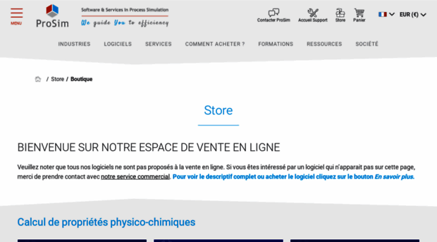 store.prosim.net