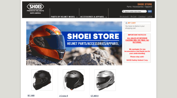 store.shoei-helmets.com