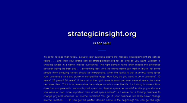 strategicinsight.org