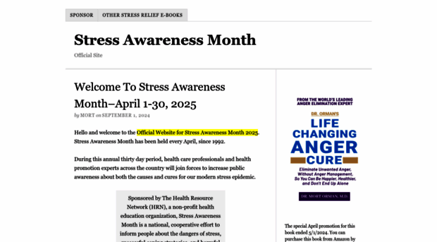 stressawarenessmonth.com