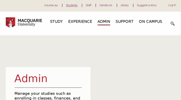 studentadmin.mq.edu.au