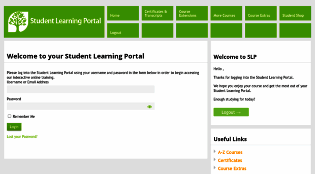 studentlearningportal.net