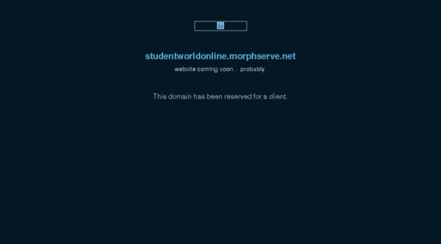 studentworldonline.morphserve.net